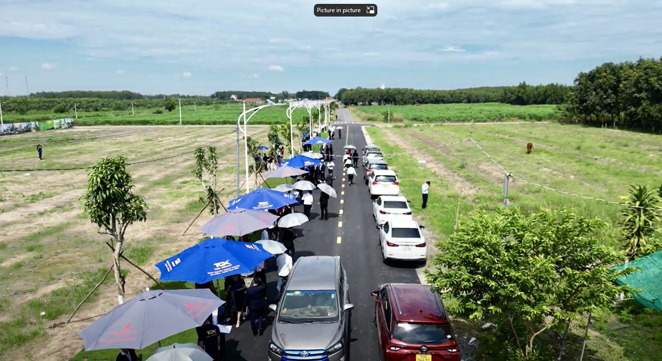 Hình ảnh thực tế dự án đất nền Chơn Thành Town